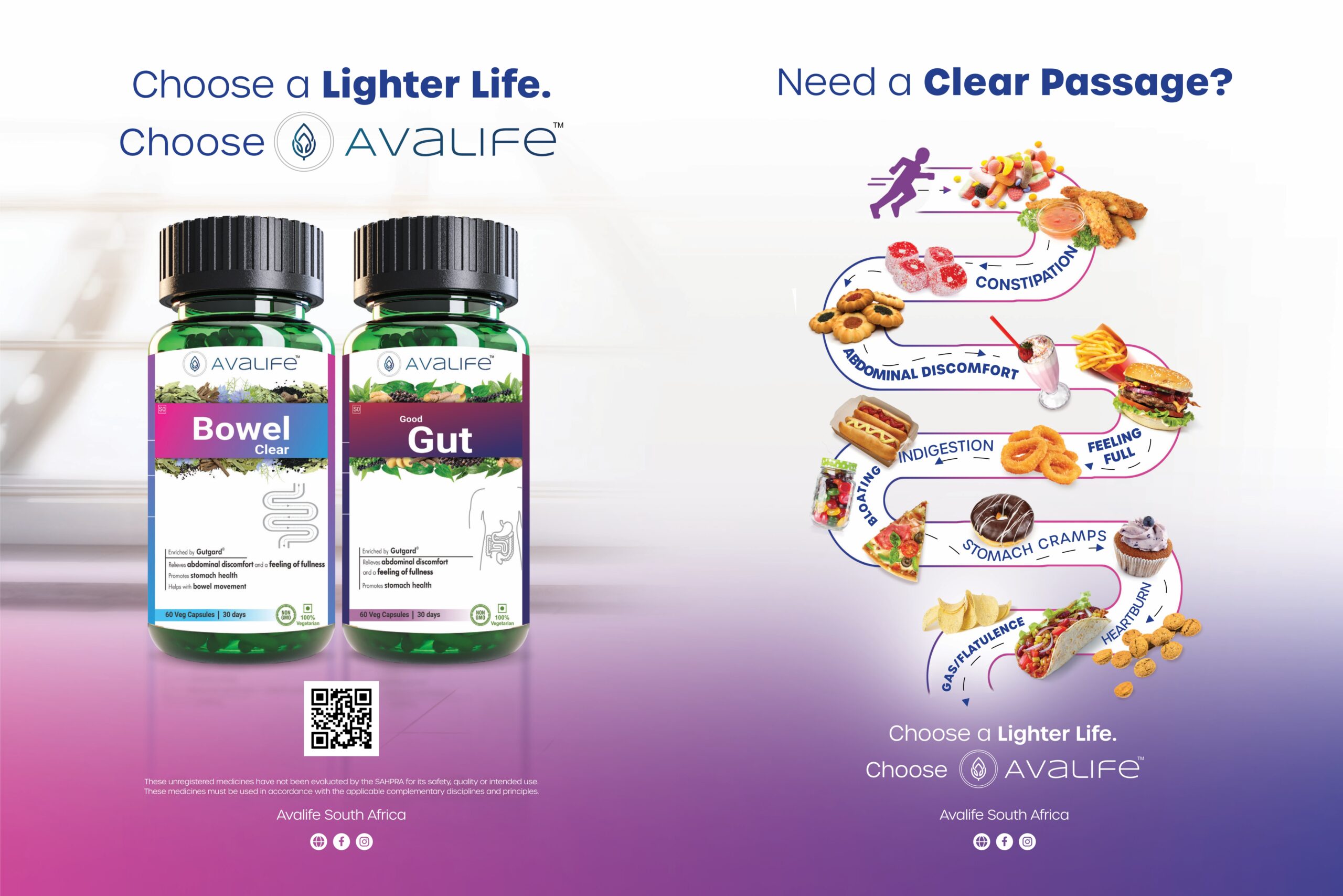 Innovata Pharmeceuticals avalife Odyssey Magazine Advertiser Spring 2023 Gut and digestive health advertisement Double Page Spread