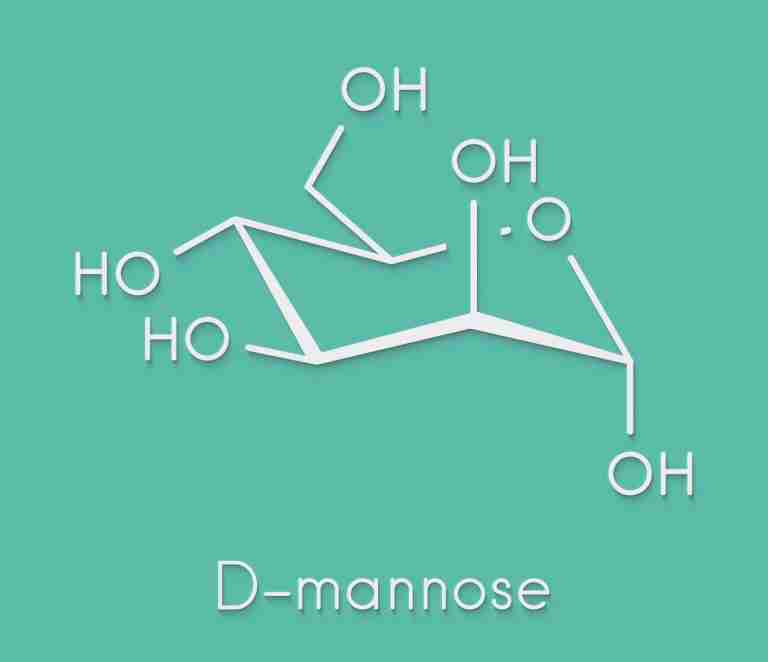 D-mannose sugar molecule