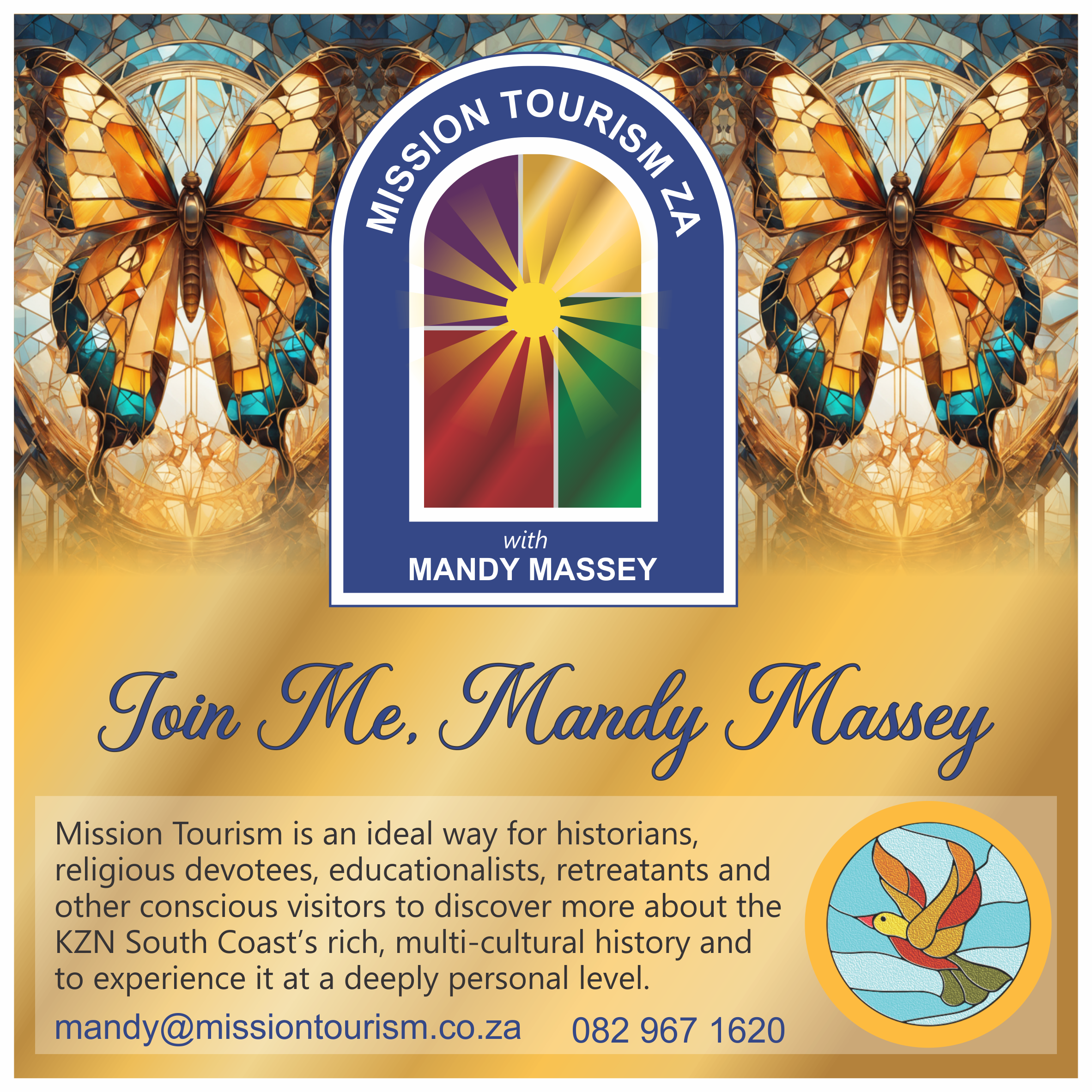 Odyssey Magazine advertiser mission travels mandy massey historical architecture stained glass windows