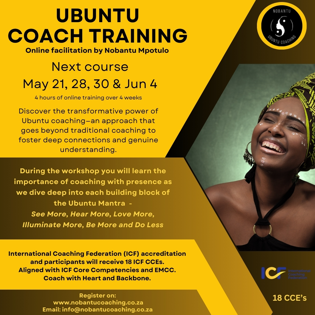 Ubuntu Coaching Nobantu Odyssey magazine advertiser