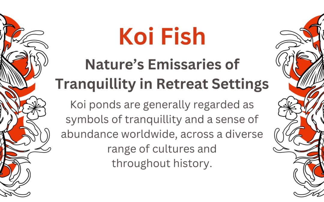 Koi Fish Nature’s Emissaries of Tranquillity in Retreat Settings